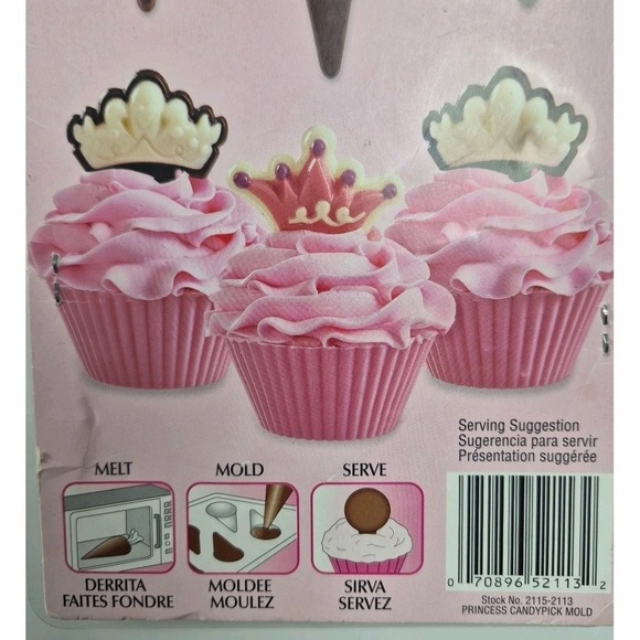 Wilton Princess  Candy  Pick mold  8 molds, 2 designs, brand new - Picture 5 of 5